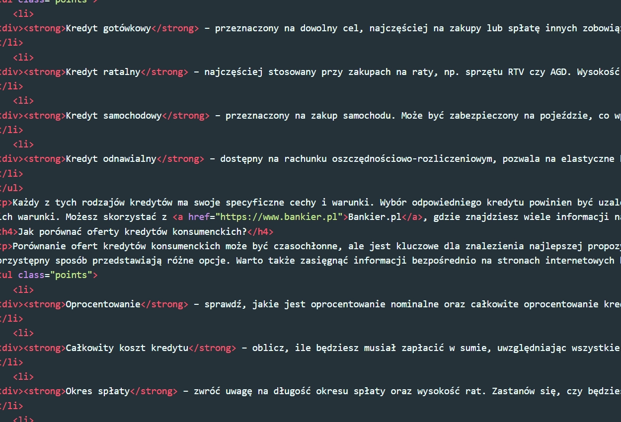 Dodawanie linków SEO